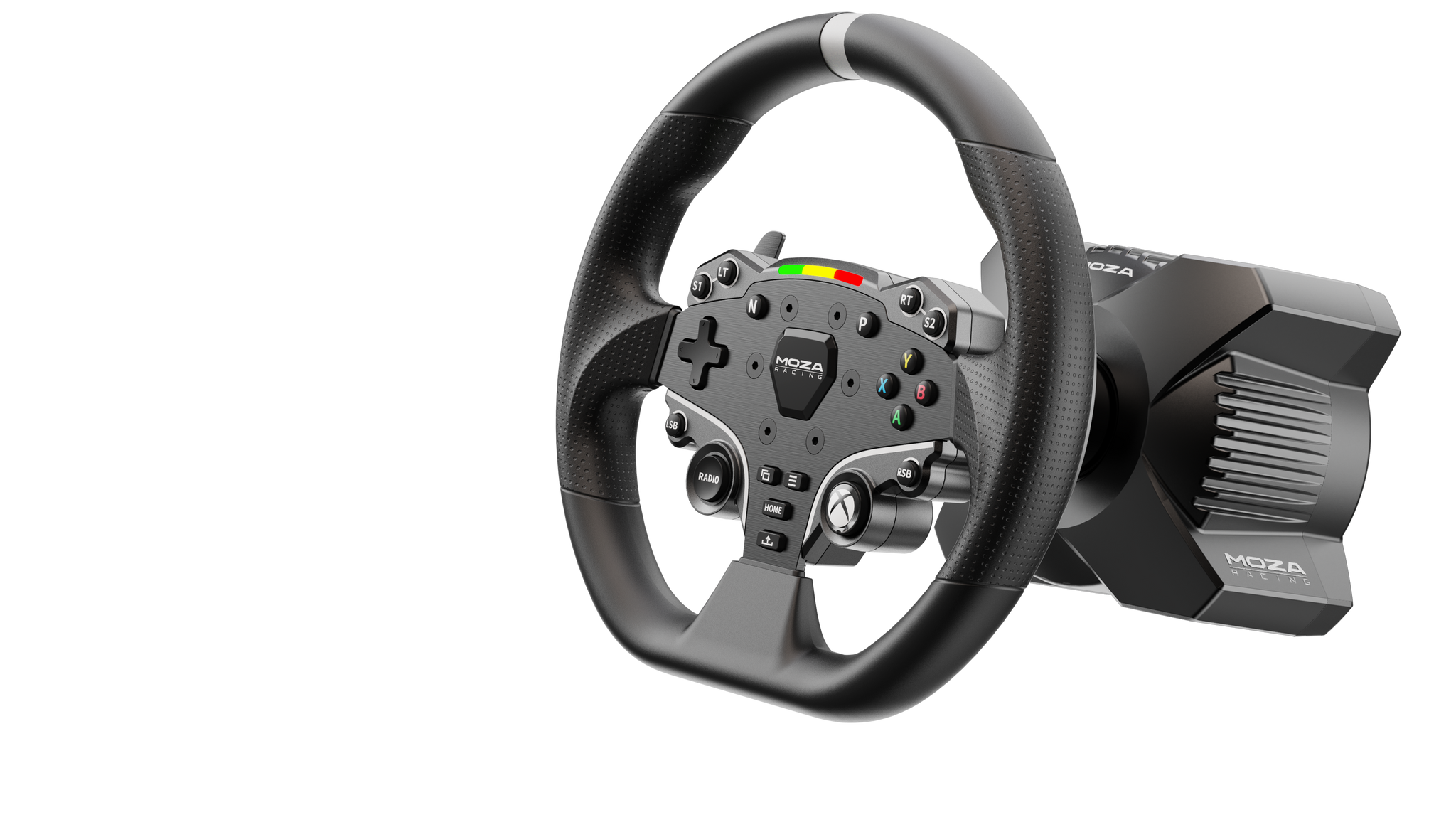 Moza R3 Racing Simulator (R3 Base, ES Wheel, SR-P Lite Two Pedals, table clamp)