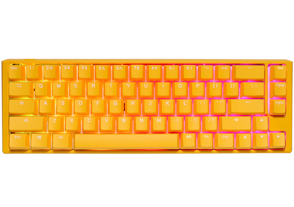 Ducky One 3 - Yellow Ducky - SF 65% - Cherry Clear