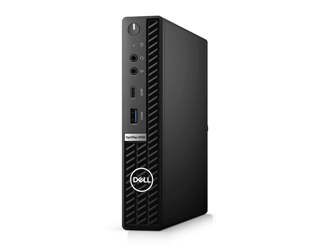 Dell OptiPlex 5090 Micro Grade A stationær computer set forfra