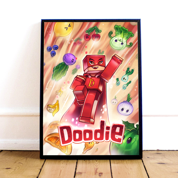 Doodie Food Fight-affisch