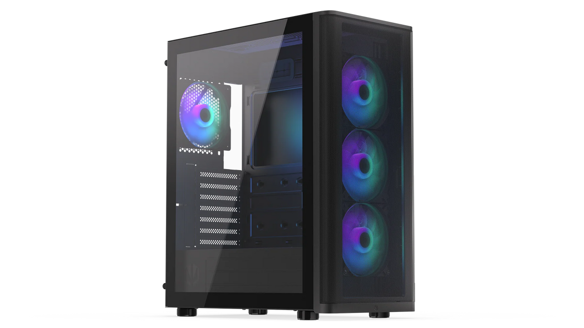 ENDORFY ATX ARGB PC-Kabinet med Mesh Front