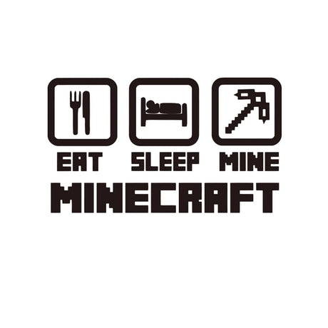 Minecraft Kæmpe wall sticker Minecraft