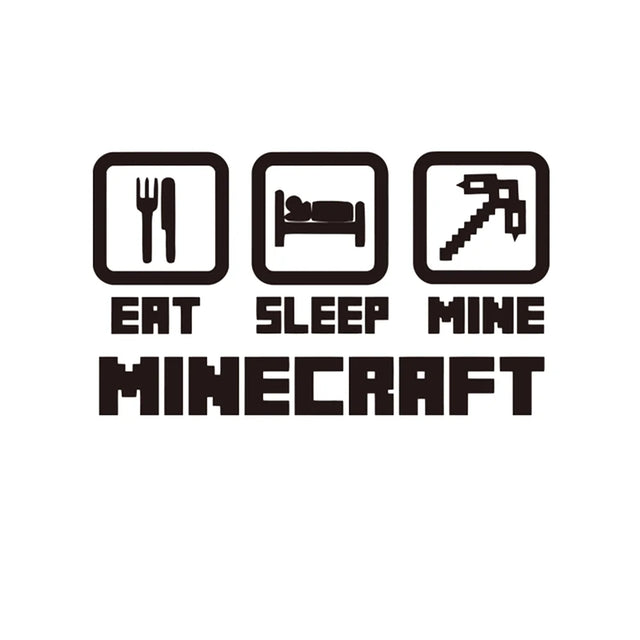 Minecraft Kæmpe wall sticker Minecraft