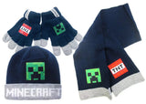 Minecraft Explosive Børnesæt – Hue, Halstørklæde og Handsker (54-56 cm) Mojang