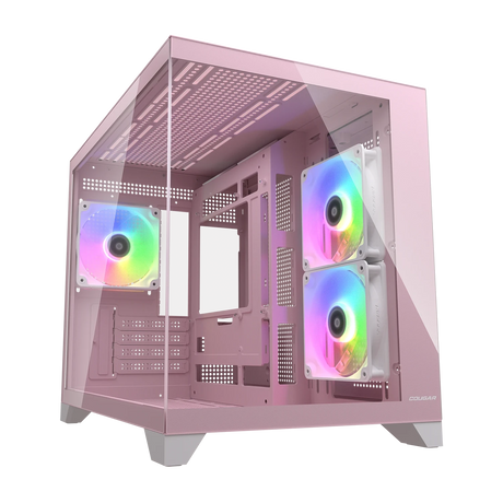 COUGAR FV150 Mini RGB kabinet i pink med tre medfølgende blæsere