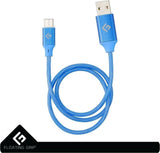 Floating Grip 0,5M LED USB-C Cable (Blå)