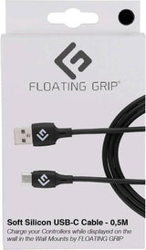 Floating Grip 0,5M Silicone USB-C Cable (Sort)