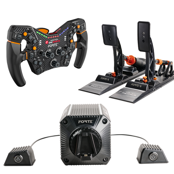 Asetek Forte® S-Series Bundle Komplet Sim Racing Kit