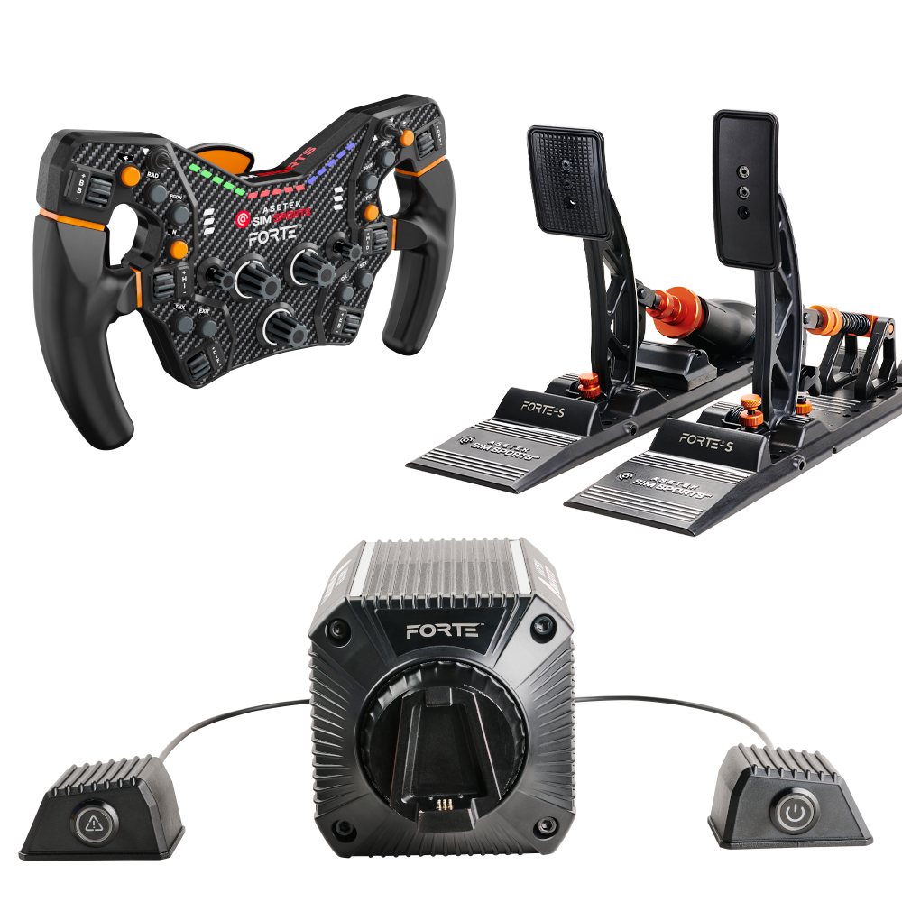 Asetek Invicta™ S-Series Bundle Komplet Sim Racing Kit