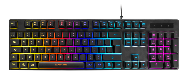 Deltaco - DK310 RGB Gaming Keyboard - Outemu Red Switch - UK LAYOUT Deltaco