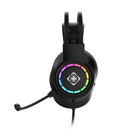 Deltaco - DH220 USB Stereo Gaming Headset - RGB - Sort Deltaco