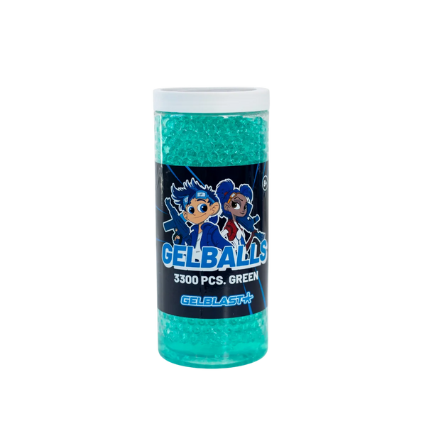 GelBlast GelBalls Green – 3.300 stk. klar til brug