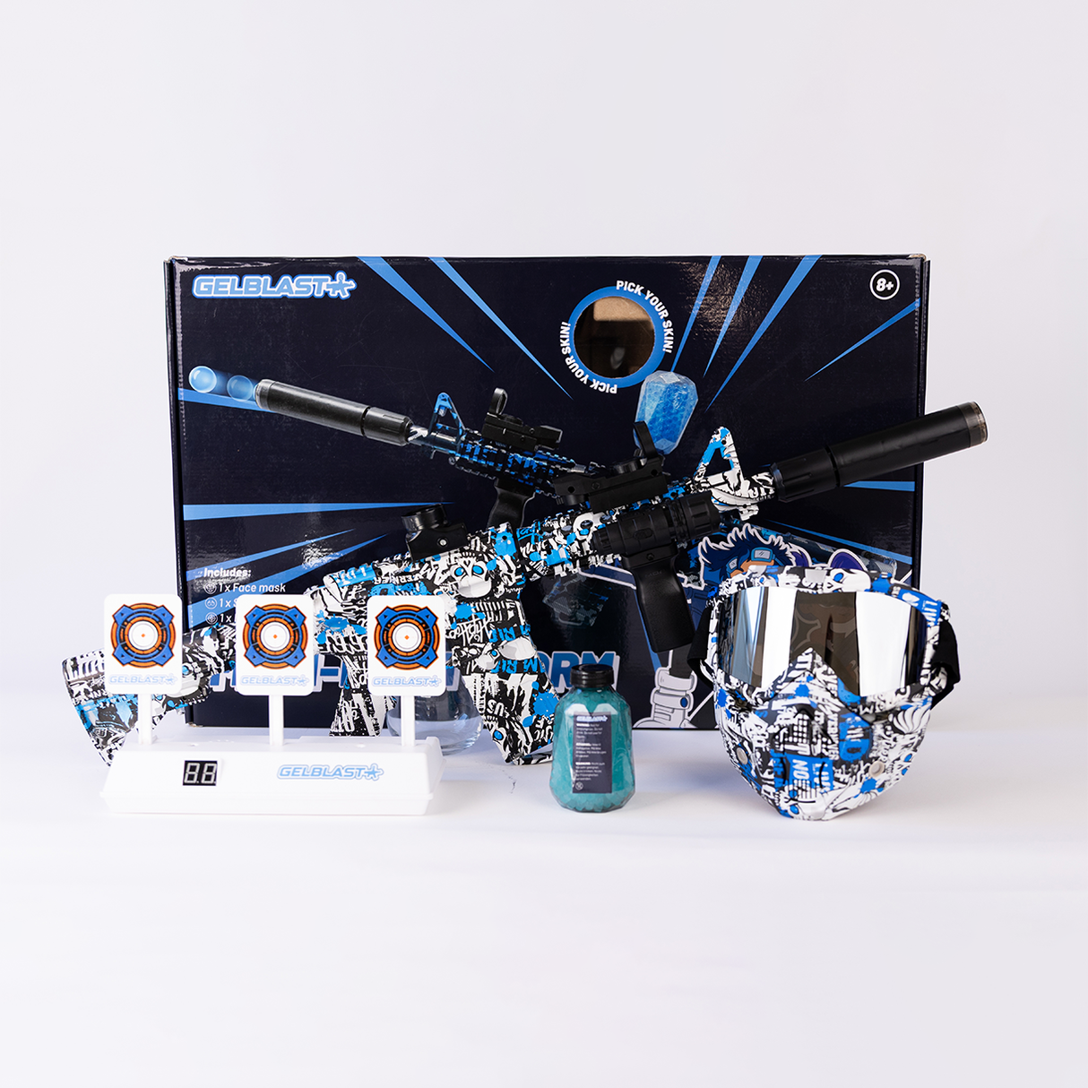 GelBlast LightStorm – Silver Military