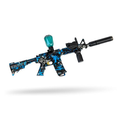 GelBlast LightStorm – Silver Military – produkt og medfølgende udstyr