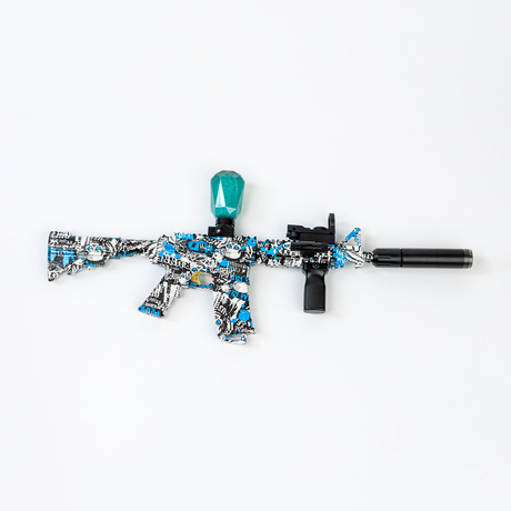 GelBlast LightStorm – Blue Frozen – produkt og medfølgende udstyr