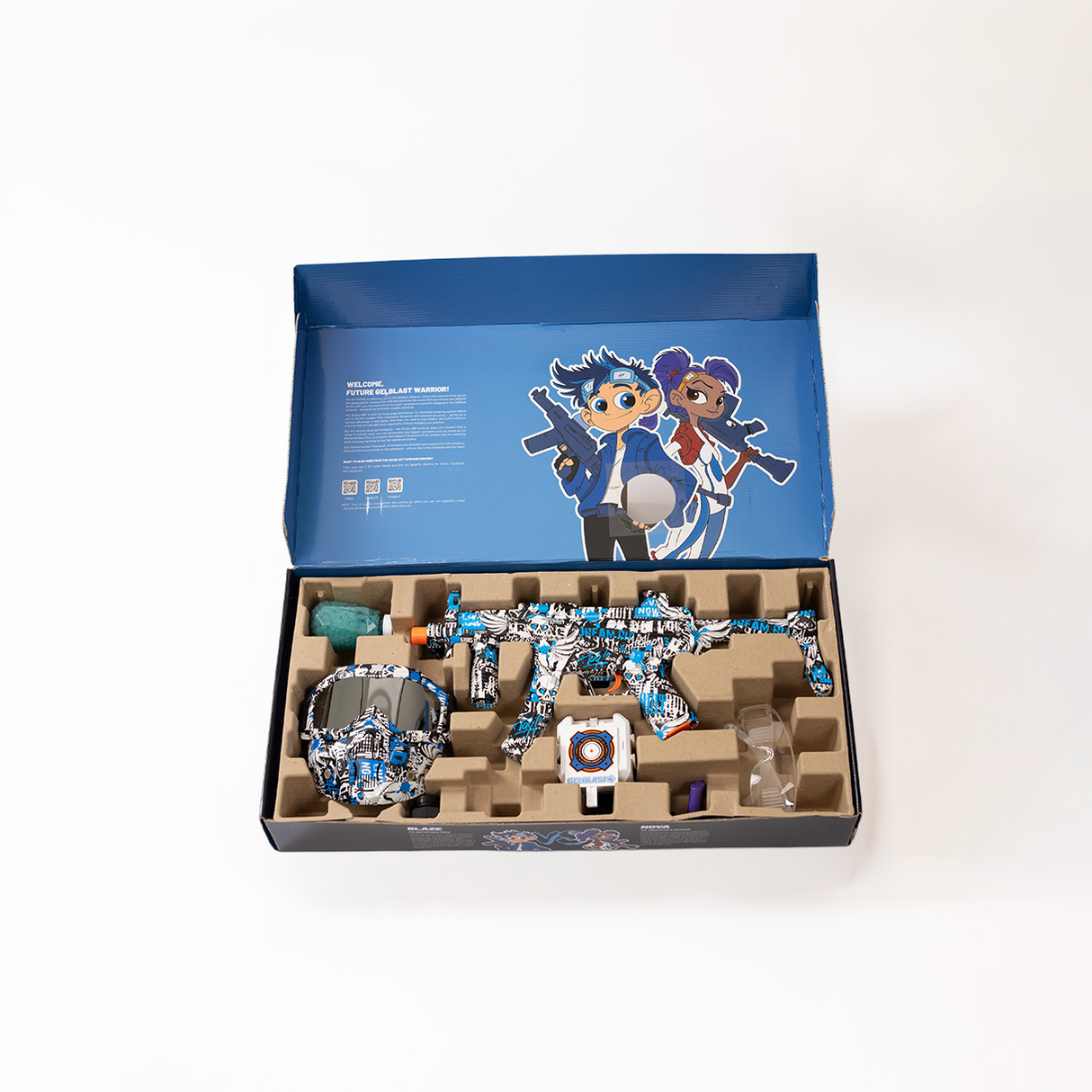GelBlast Strike-UMP – Blue Frozen Geekd