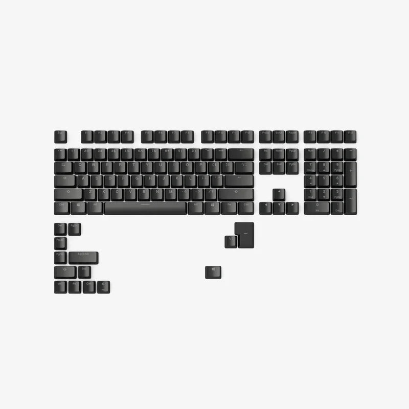 Glorious ABS Keycaps - 105 key-spots, svart, NOR-Layout