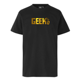 Geekd - Guld Logo Tee - Sort Geekd