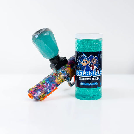 GelBlast GelBalls Green – 3.300 stk. klar til brug – produktbillede 3