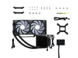 TRYX PANORAMA 240mm AIO Liquid Cooler ARGB Sort TRYX