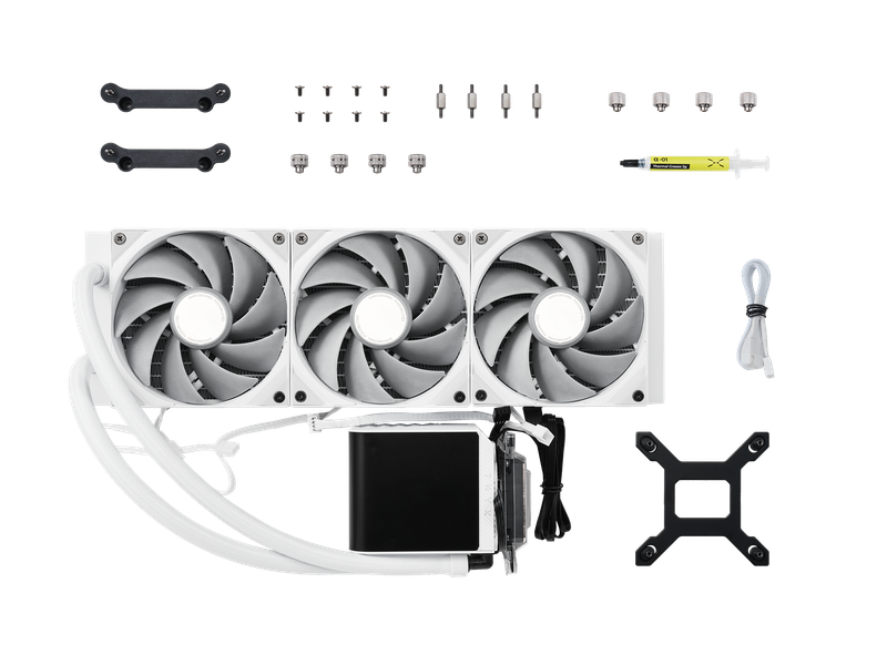 TRYX PANORAMA 360mm AIO Liquid Cooler Hvid TRYX