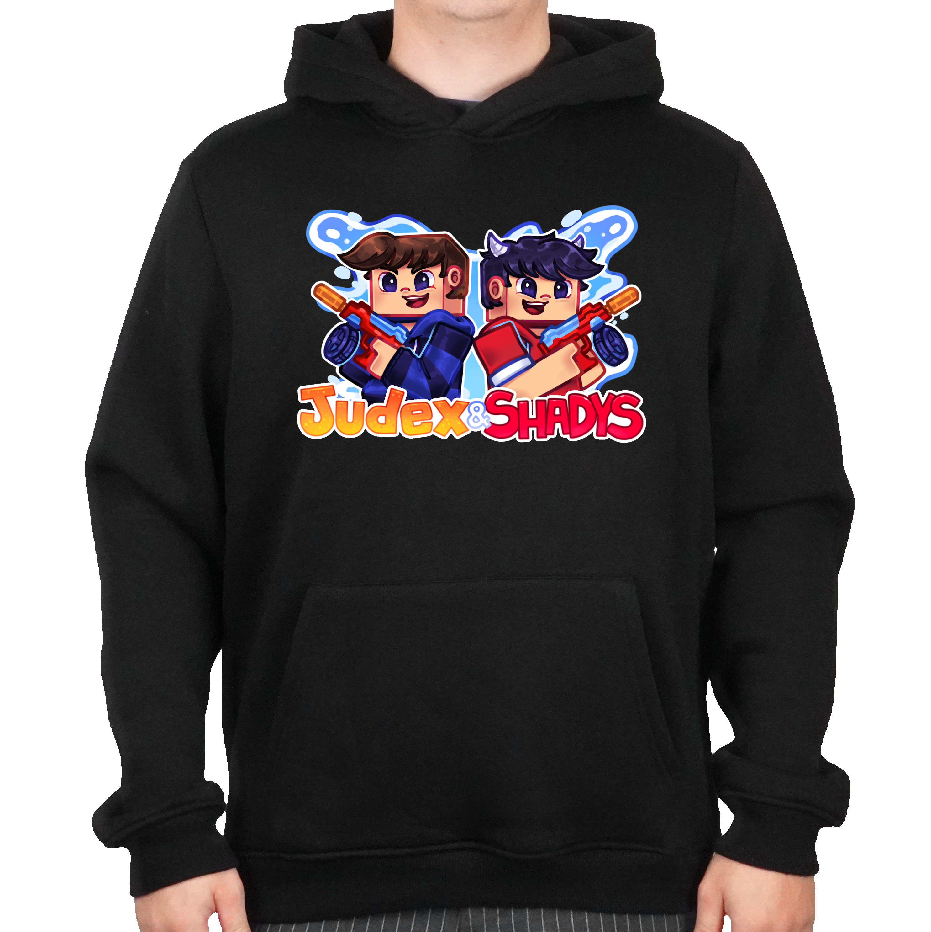 Judex x Shadys Water Gun Hoodie - Svart
