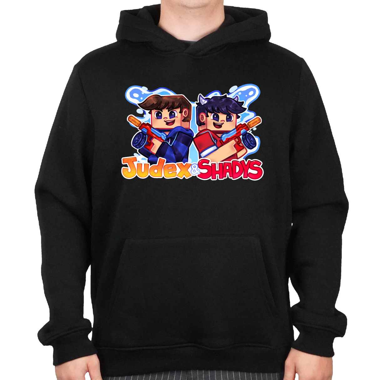 Judex x Shadys Vandpistol Hoodie - Sort