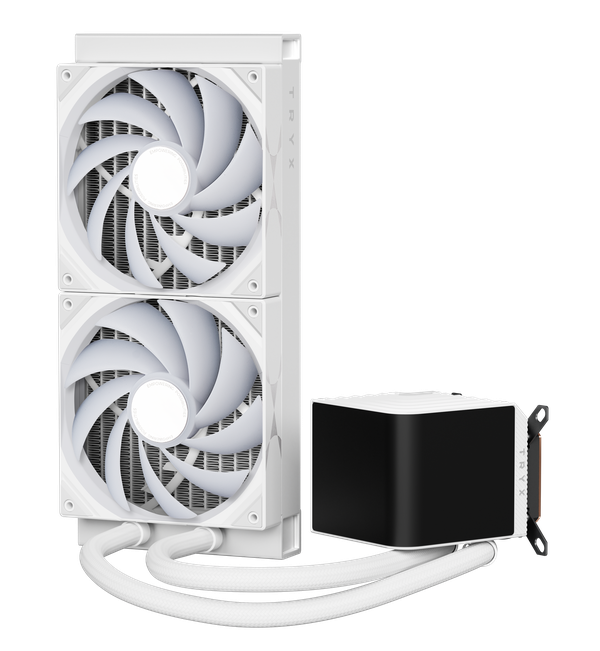 TRYX PANORAMA 280mm AIO Liquid Cooler ARGB Hvid TRYX