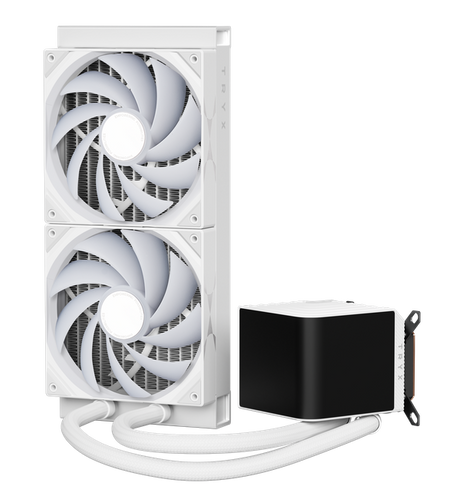 TRYX PANORAMA 280mm AIO Liquid Cooler ARGB Hvid TRYX