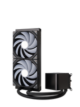 TRYX PANORAMA 280mm AIO Liquid Cooler ARGB Sort TRYX