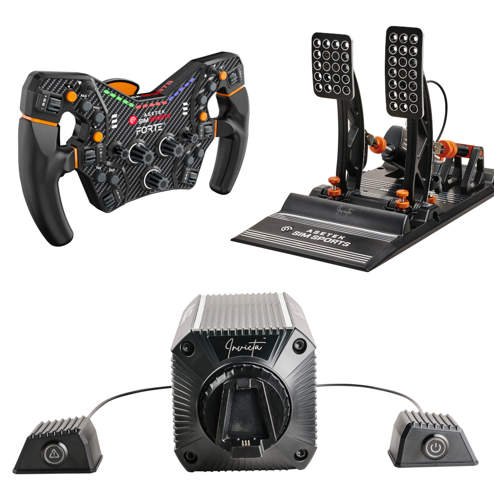 Asetek Invicta™ Bundle Komplet Sim Racing Kit