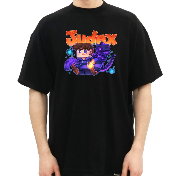 Judex Ender-Dino Tee - Sort