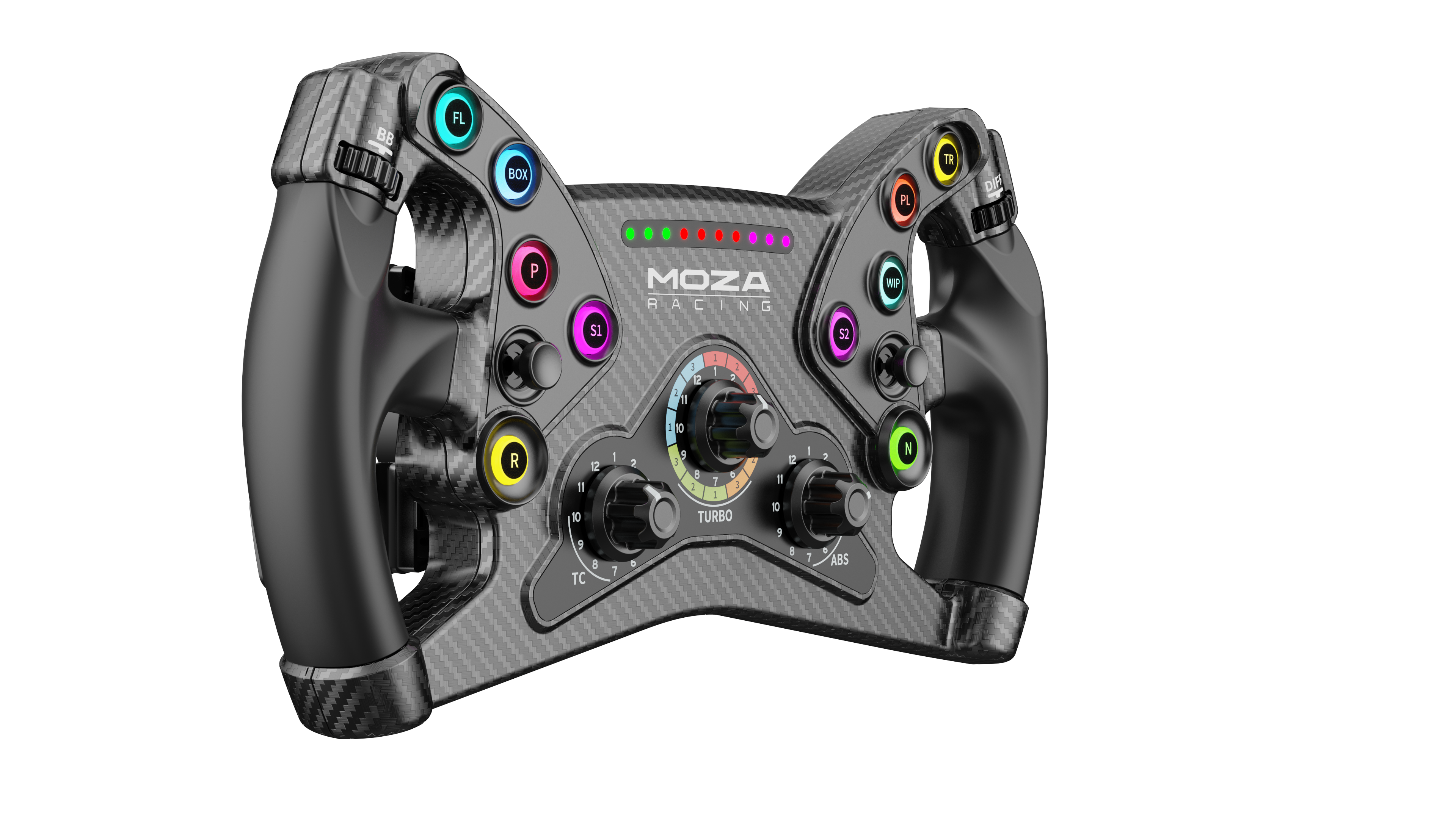 MOZA KS Formula Steering Wheel - 300mm butterfly style GT