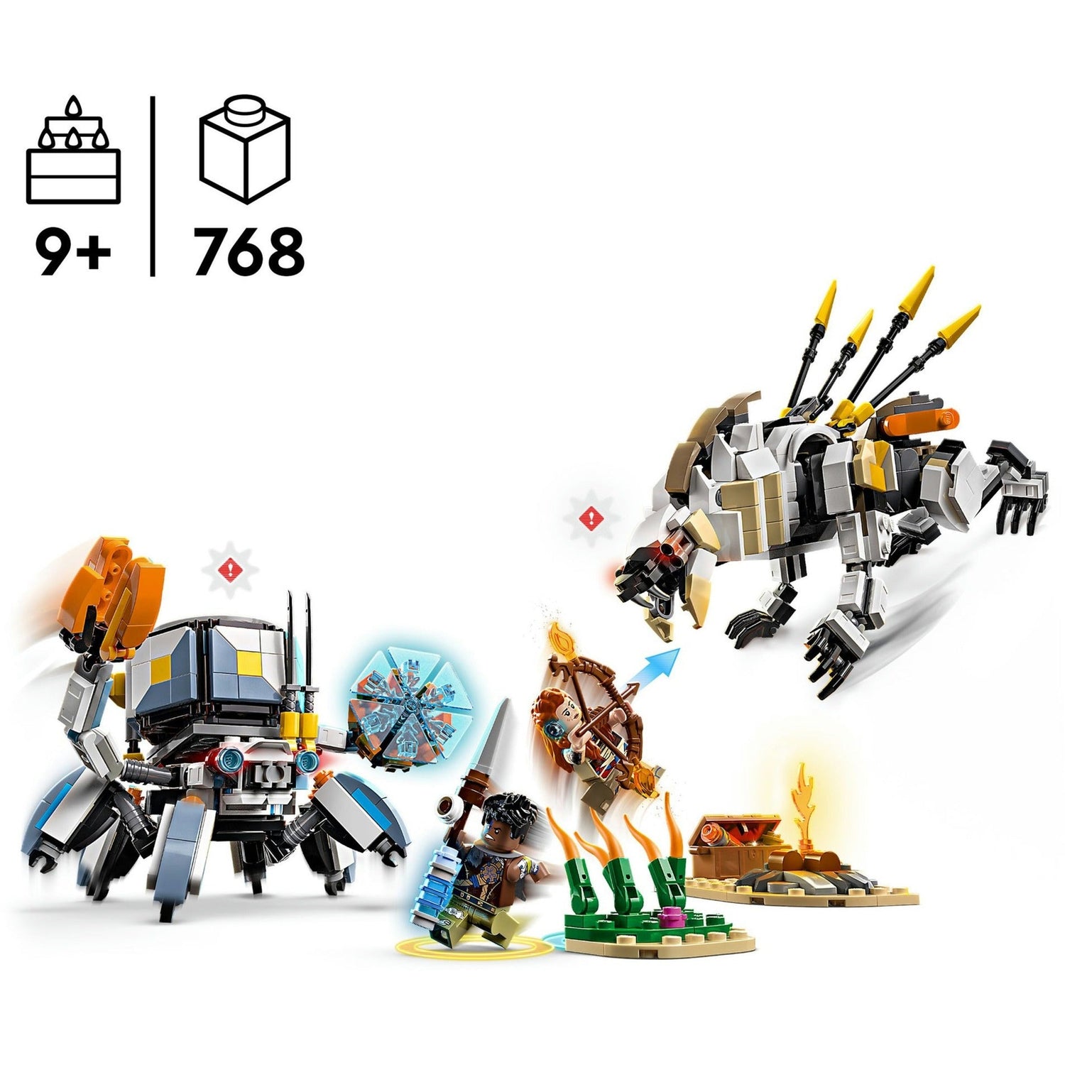 LEGO 77037 Horizon Adventures Aloy and Varl vs. Armored Walker and Sawtooth LEGO