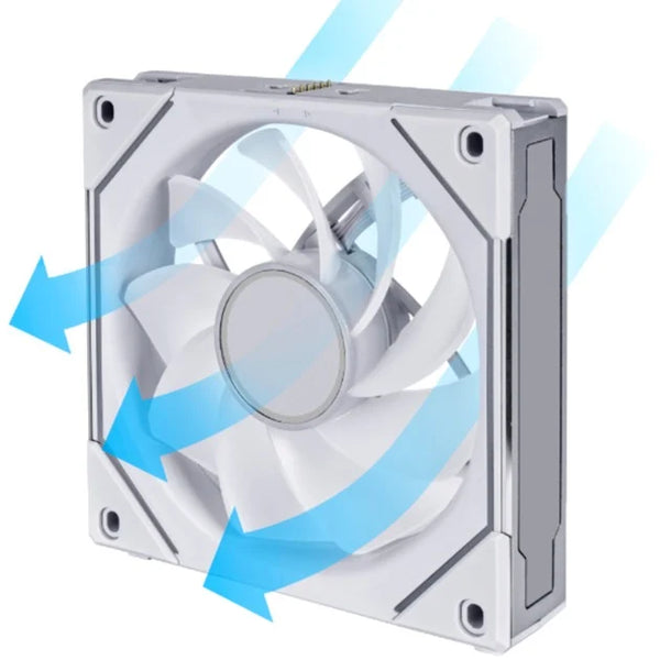 Lian li UNI FAN SL INF PWM Vit Reverse - 140mm, singelförpackning