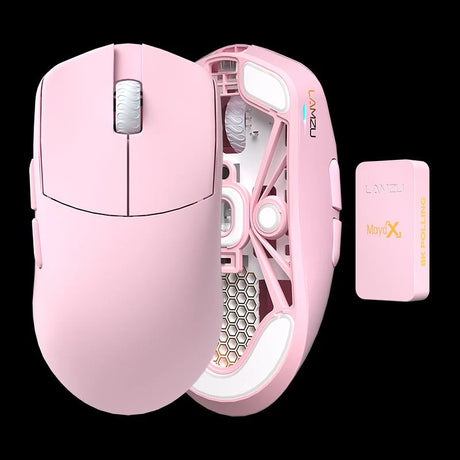 Lamzu Maya Champions Edition - 8K Dongle, Optical switch - Light Pink (Small size)