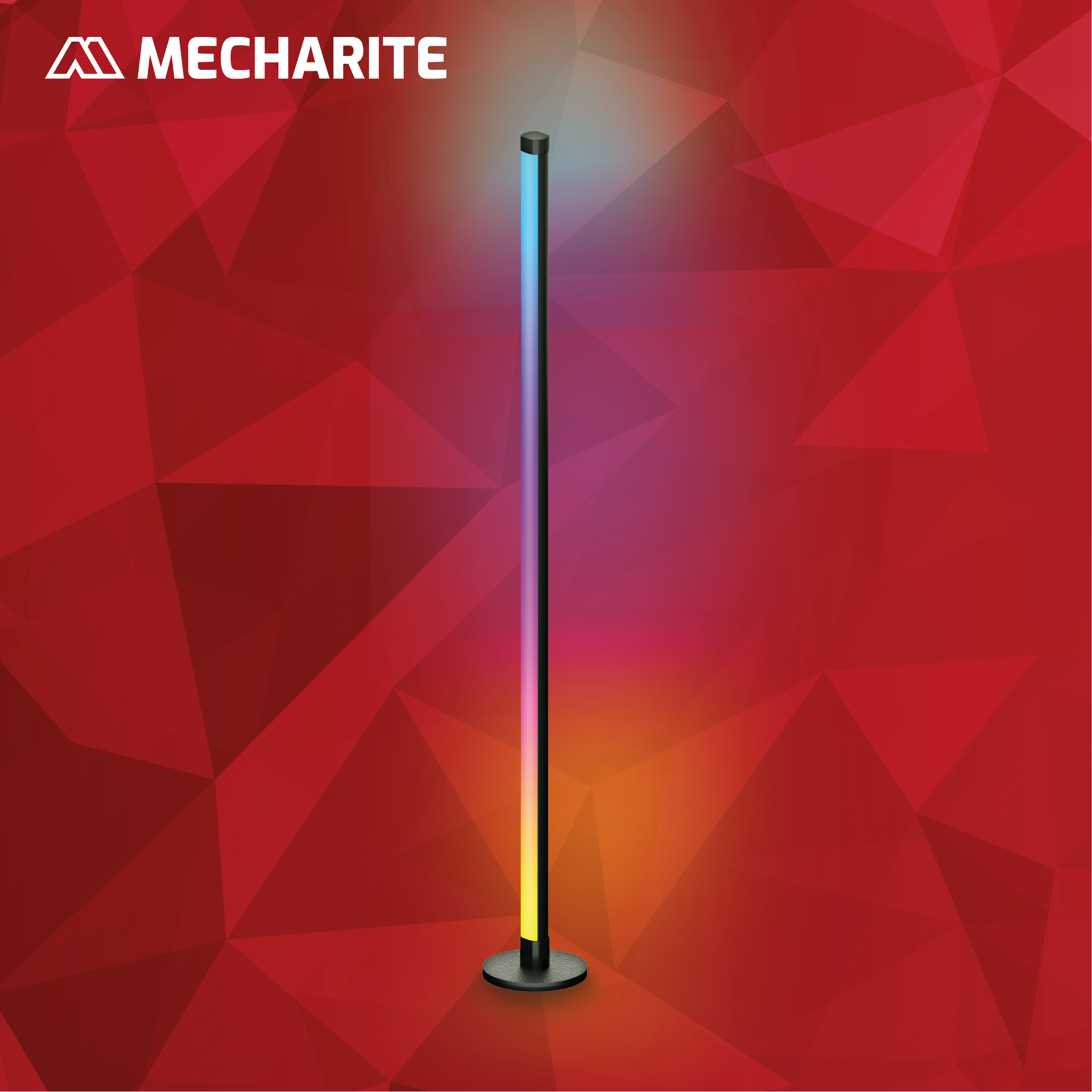 MECHARITE  - Gulv RGB Lys Rør - 120cm Mecharite