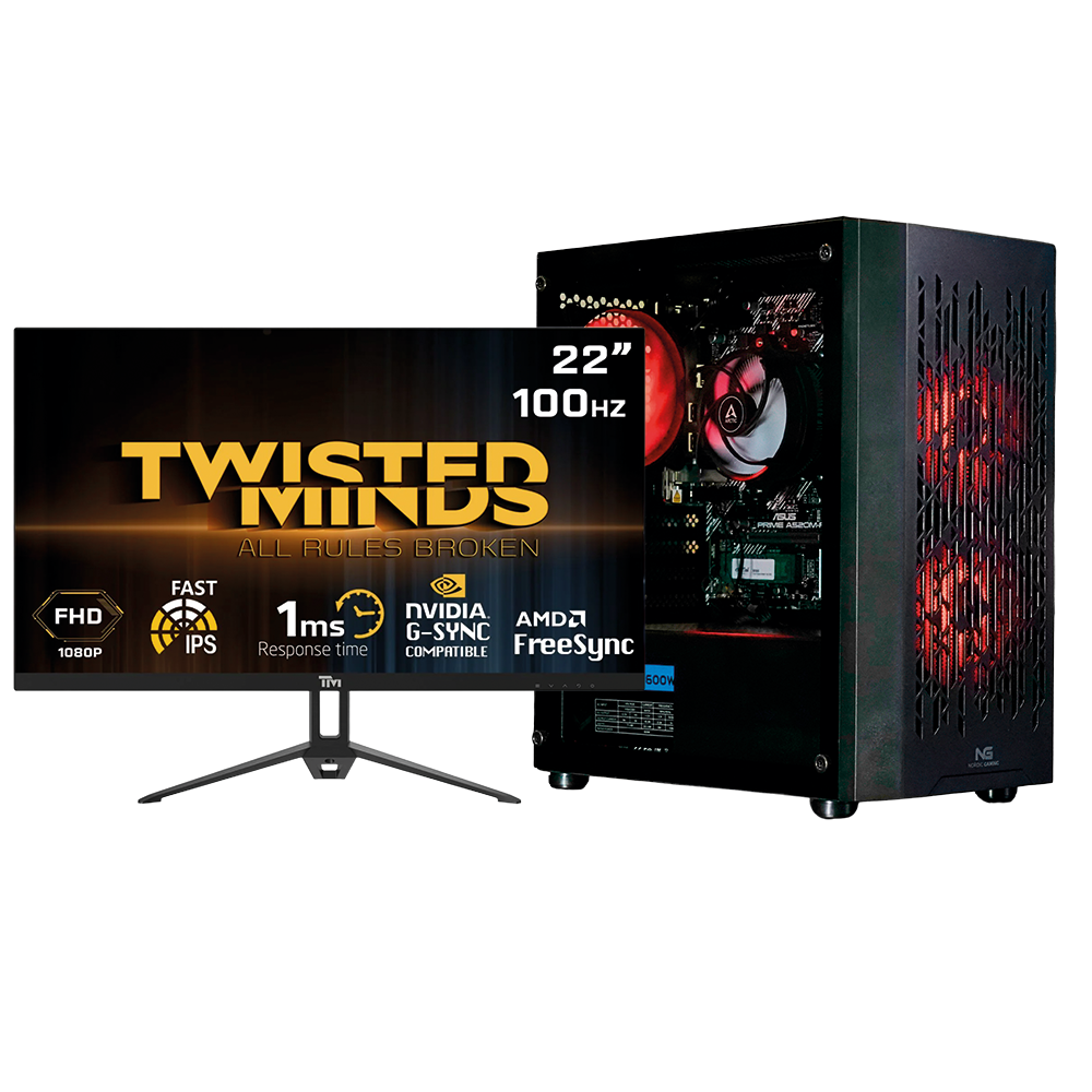 Begynder Gaming Computer 1 + Skærm