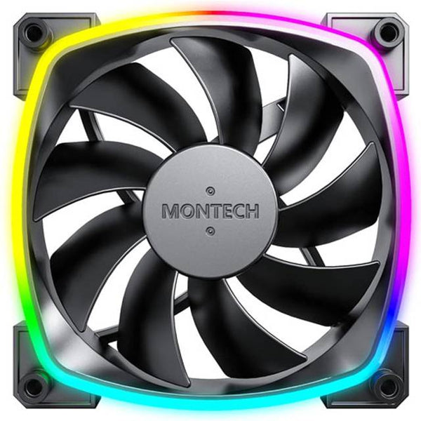 Montech AX120 PWM Svart - 120 mm ARGB