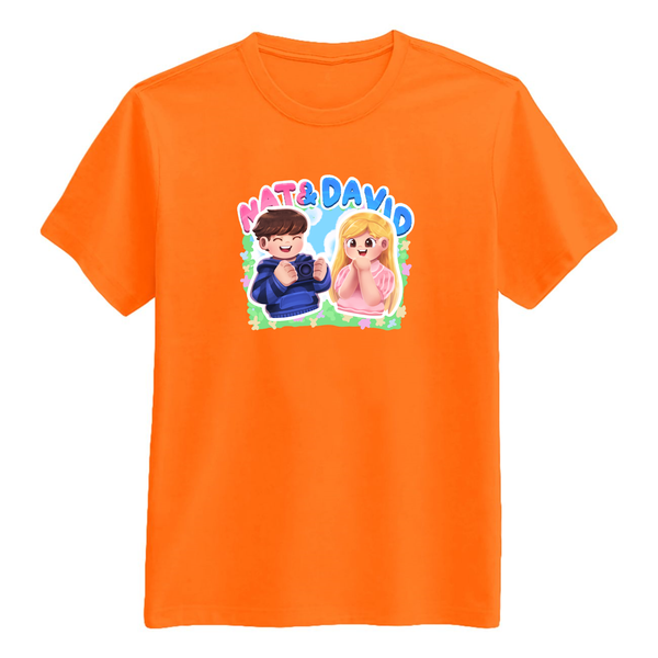 Nat&David Tee - Orange