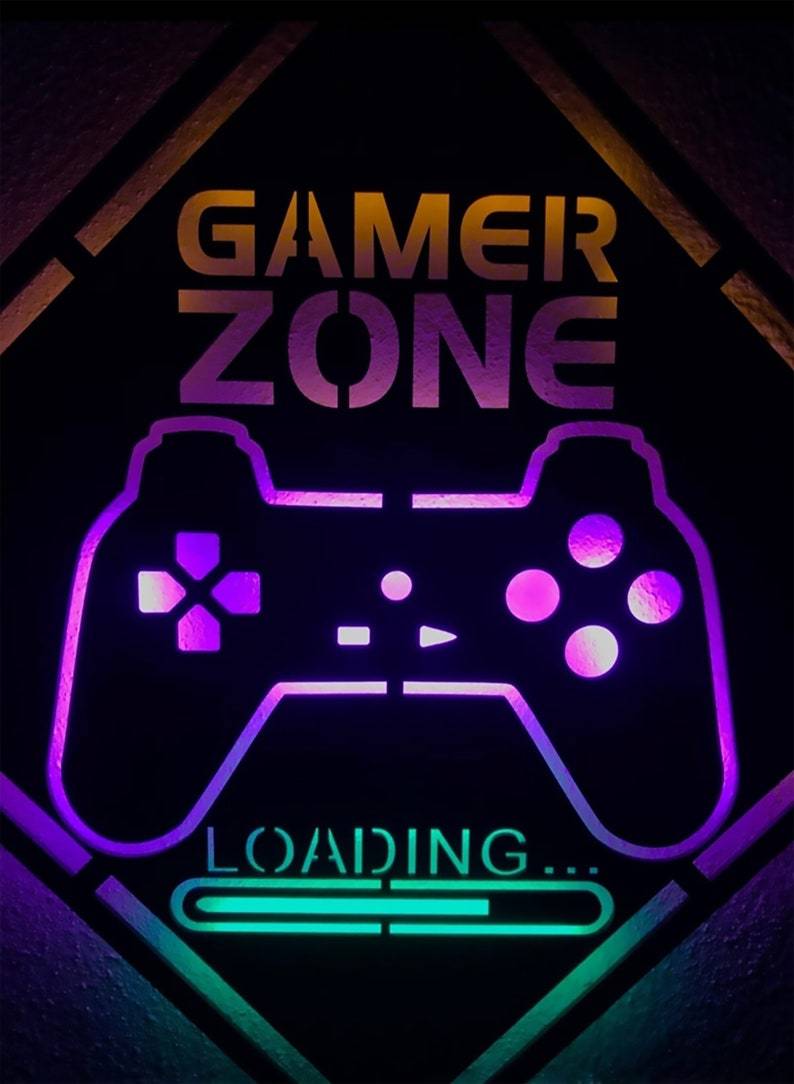 Gamer Zone LED skilt