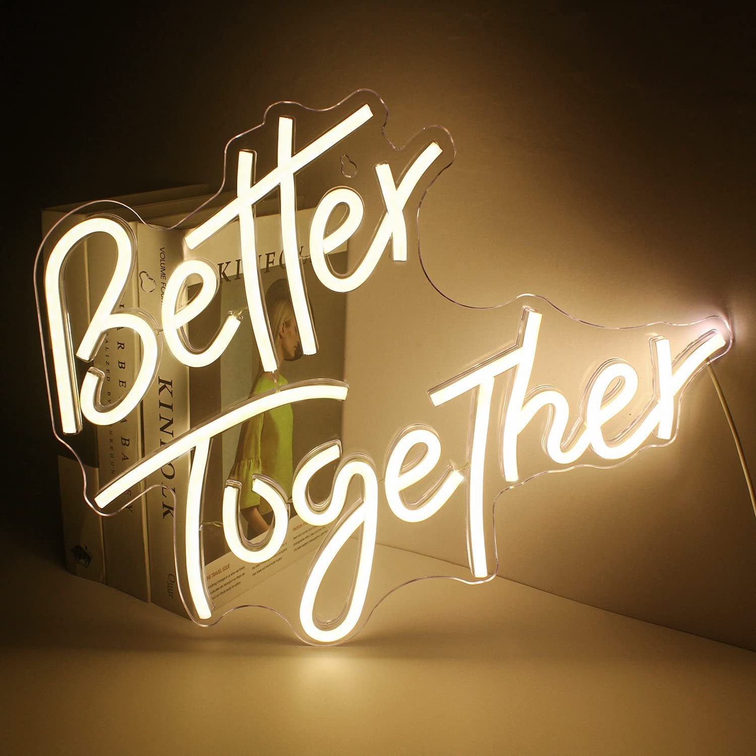 Stort Better Together Neon LED Lampe