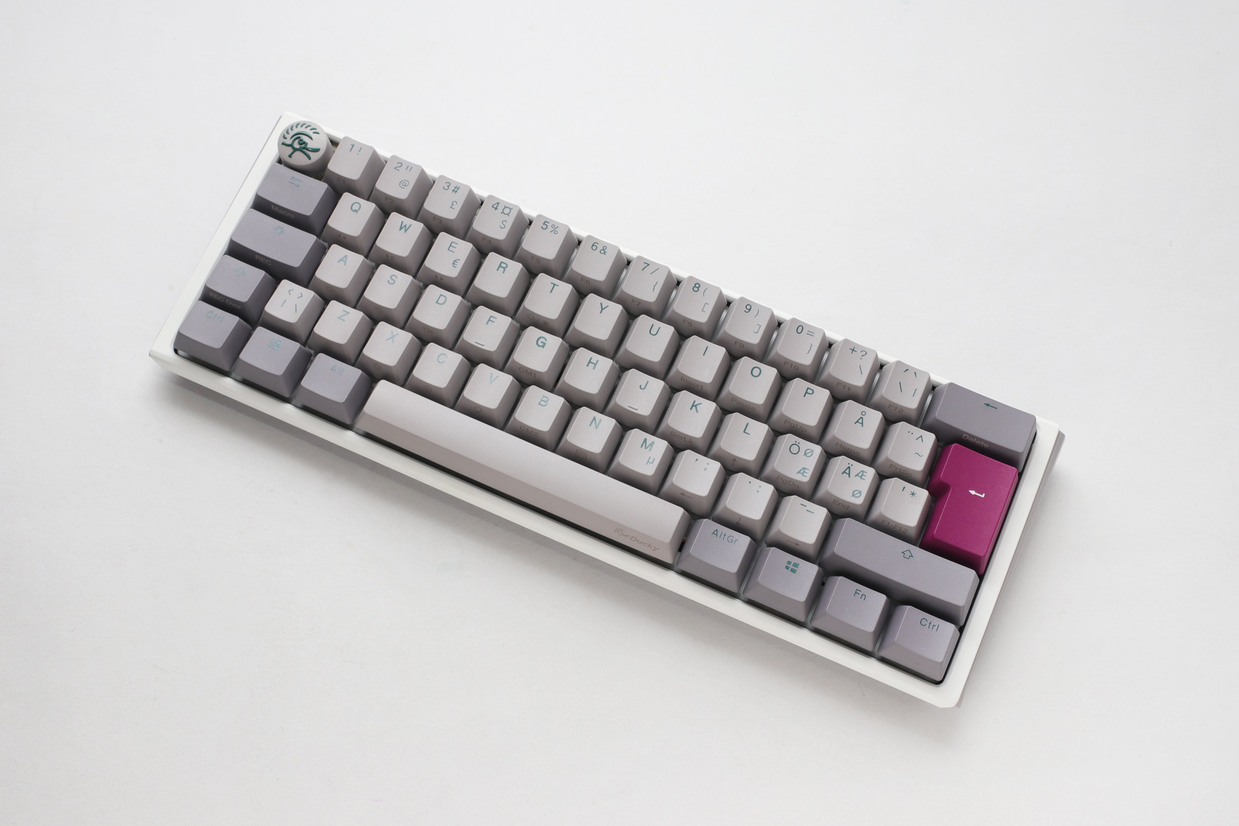 Ducky One 3 - Mist Nordic - Mini 60% - Körsbärsbrun - RGB
