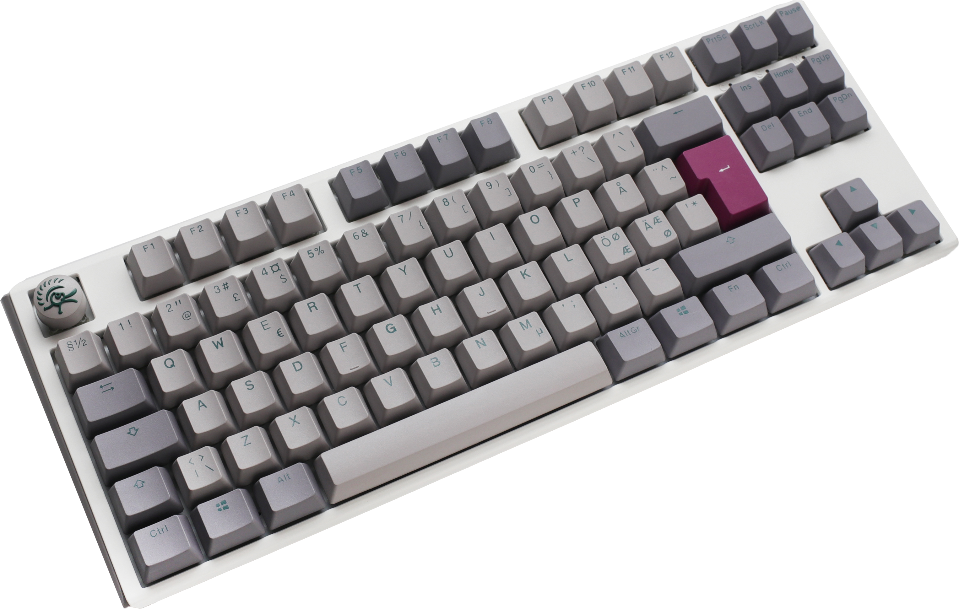 Ducky One 3 - Mist Nordic - TKL - Cherry Silent Red- RGB