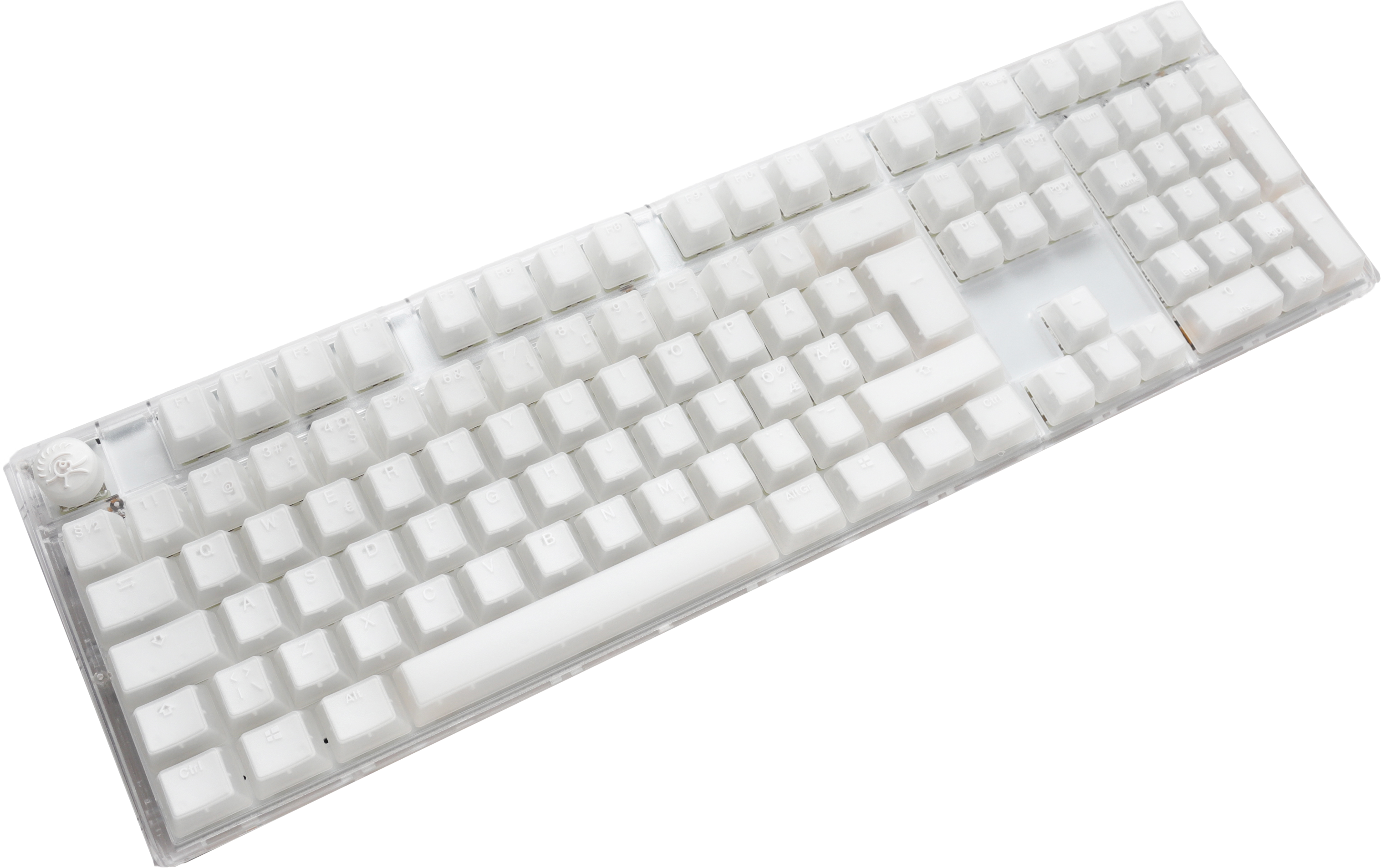 Ducky One 3 - Aura White Nordic - Fullsize - Cherry Silent Red- RGB