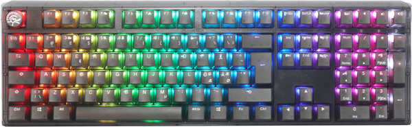 Ducky One 3 - Aura Black Nordic - Fullstorlek - Kailh Box Jellyfish Switch Y-RGB