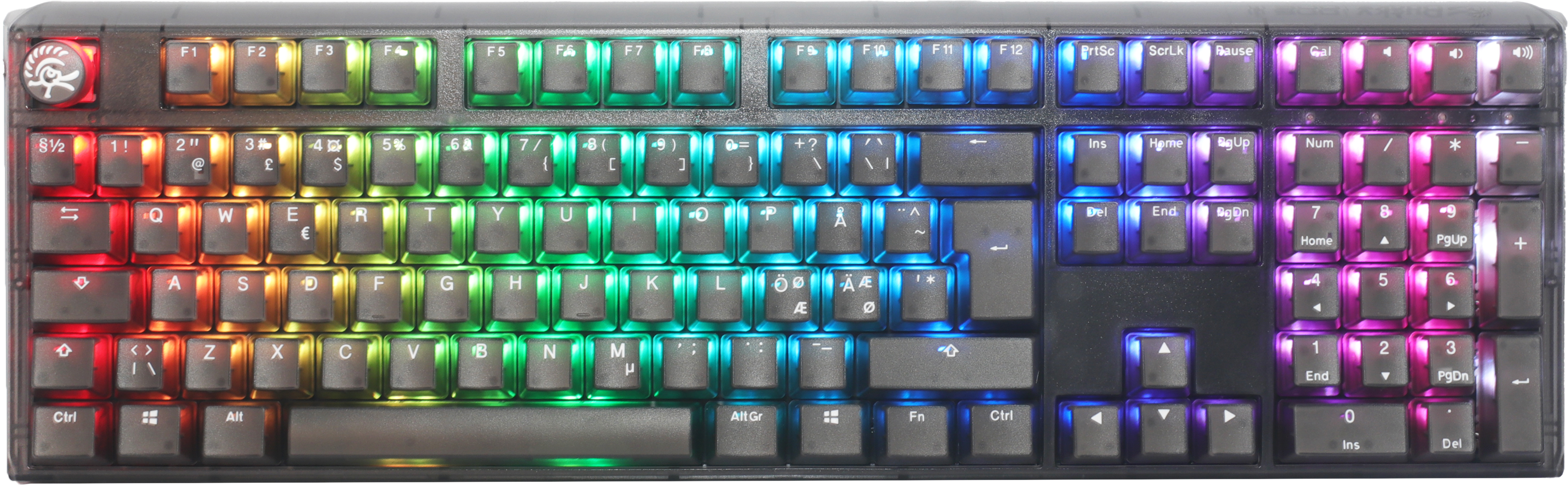 Ducky One 3 - Aura Black Nordic - Fullstorlek - Gateron Baby Kangaroo - RGB