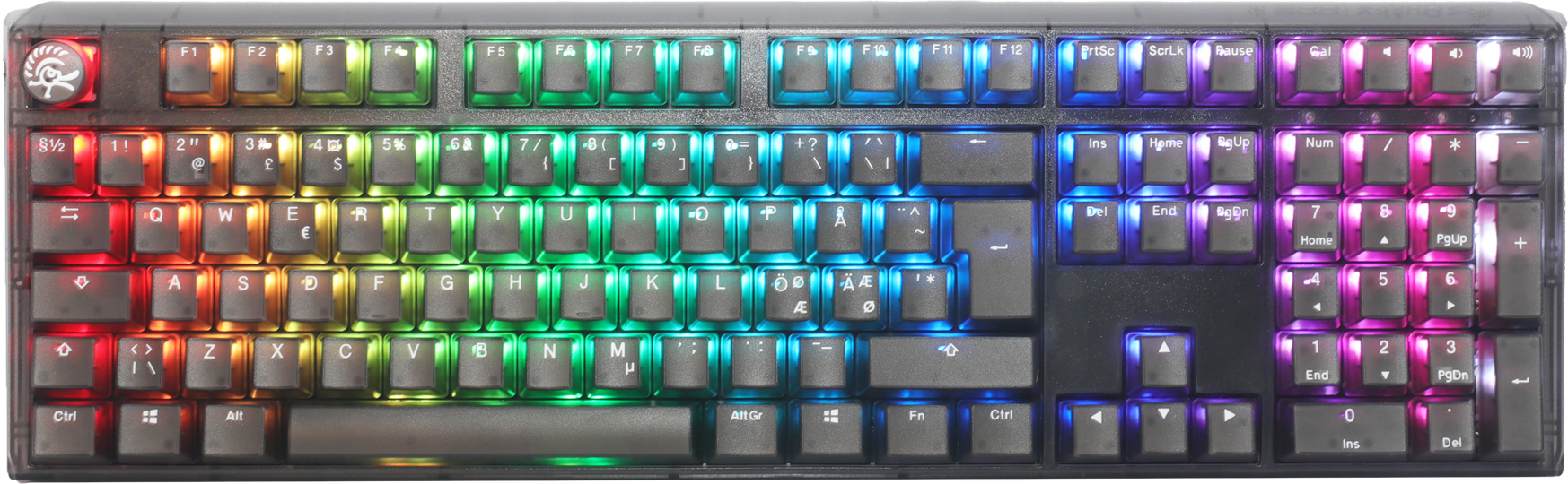 Ducky One 3 - Aura Black Nordic - Fullsize - Cherry Brown - RGB
