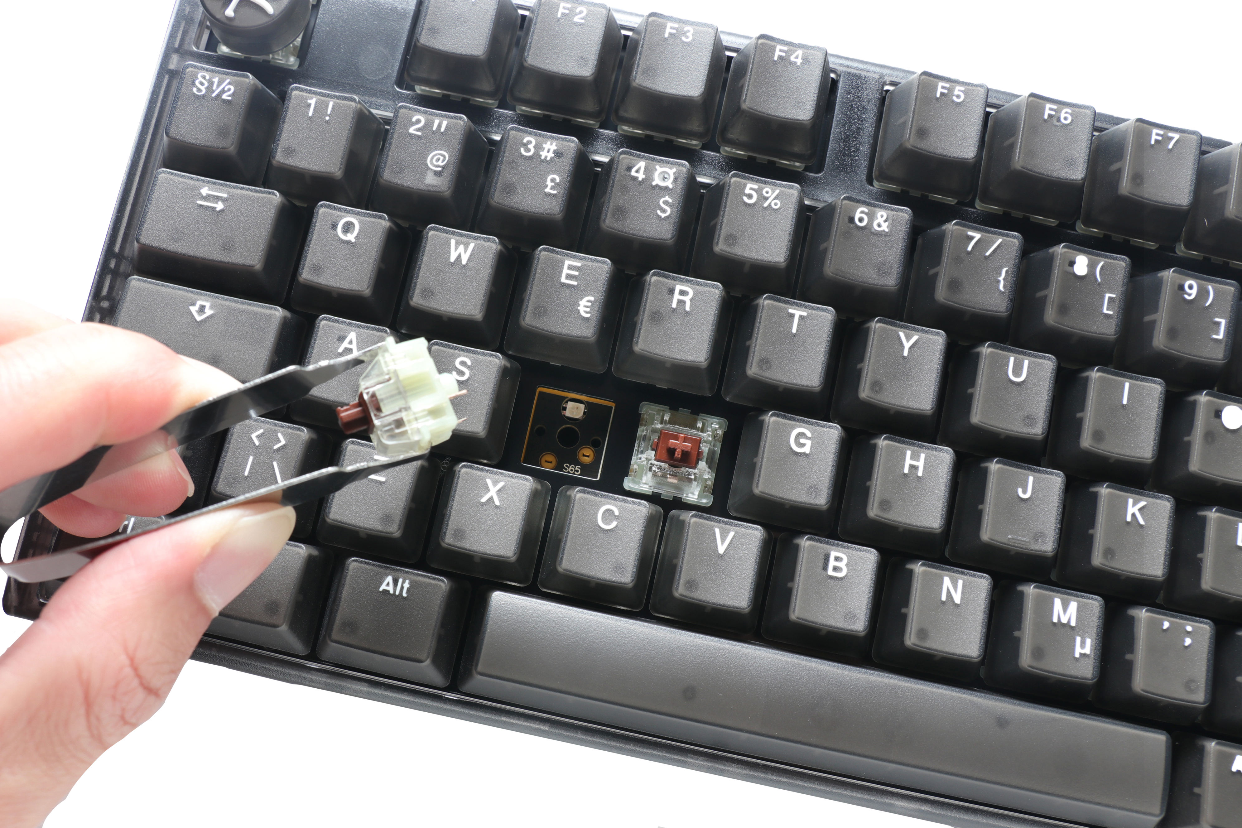 Ducky One 3 - Aura Black Nordic - Fullstorlek - Gateron Baby Kangaroo - RGB