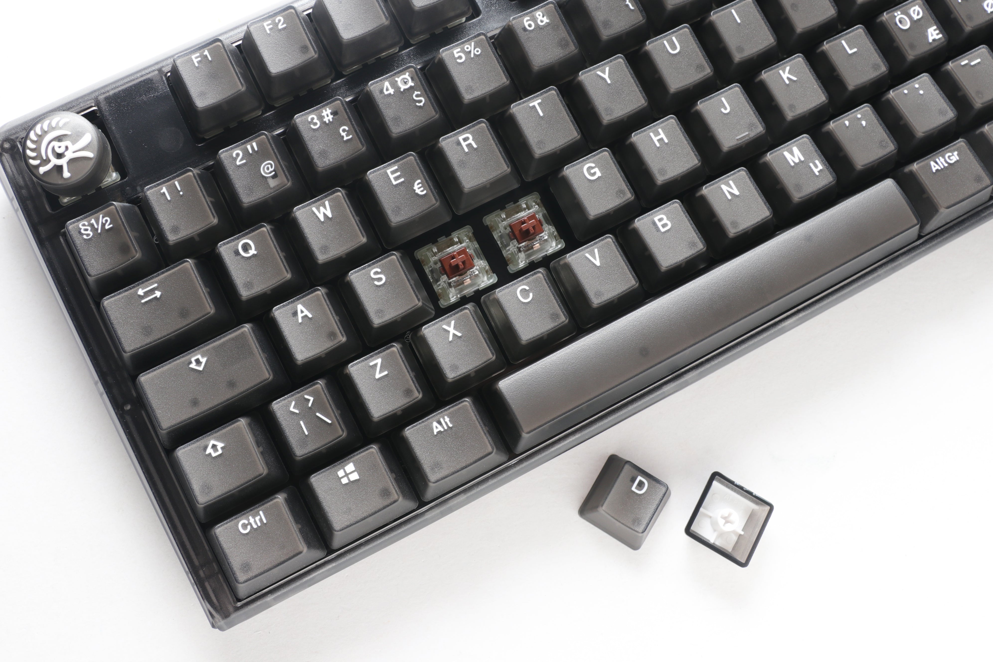 Ducky One 3 - Aura Black Nordic - Fullstorlek - Gateron Baby Kangaroo - RGB